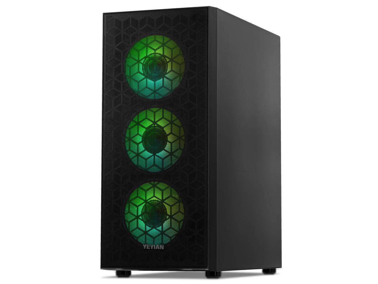 Alt View 4. YEYIAN - YEYIAN Gaming Desktop PC YUMI INTEL Core i5-14400F GeForce RTX5060 8GB 16GB DDR5 1TB SSD 650W Gold PSU Windows 11 Home.