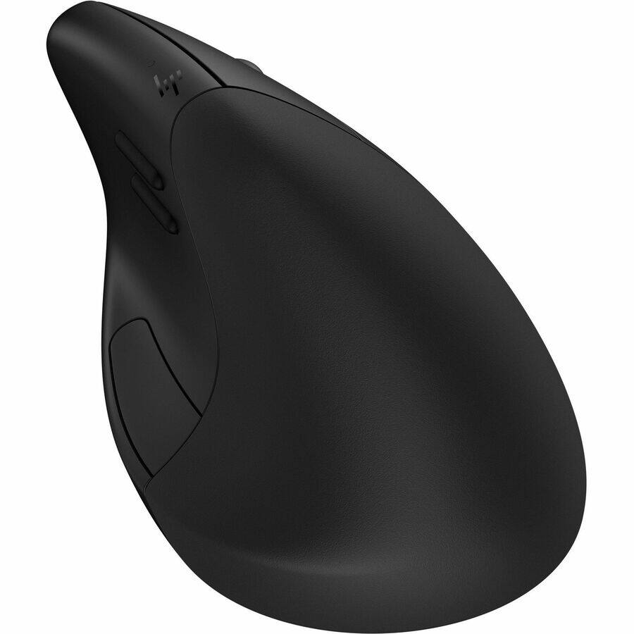 Alt View 3. HP - HP 925 Ergonomic Vertical Mouse For Business - Optical - Wireless - Bluetooth/Radio Frequency - 2.40 GHz - Black - USB T - Black.