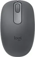 Logitech - M196 Lightweight Bluetooth Wireless Optical Mouse Compact 3-Button Ambidextrous Mouse with Smooth Tracking - Wireless - Graphite - Front_Zoom