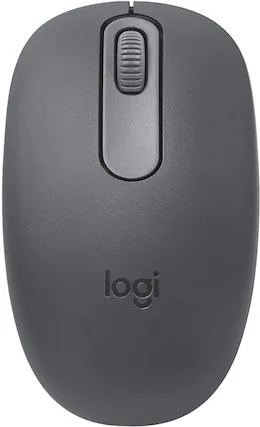 Front. Logitech - M196 Lightweight Bluetooth Wireless Optical Mouse Compact 3-Button Ambidextrous Mouse with Smooth Tracking - Graphite.