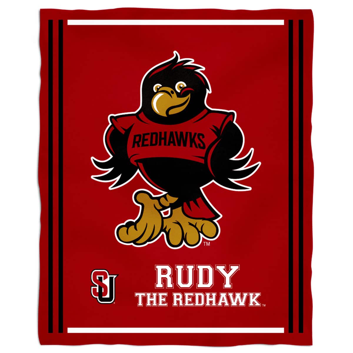 Vive La Fete - Seattle Redhawks 36'' x 48'' Children's Mascot Plush Blanket - Multicolor