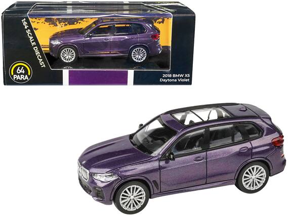1:64 SCALE DIECAST
64 PARA
2018 BMW X5 Daytona Violet