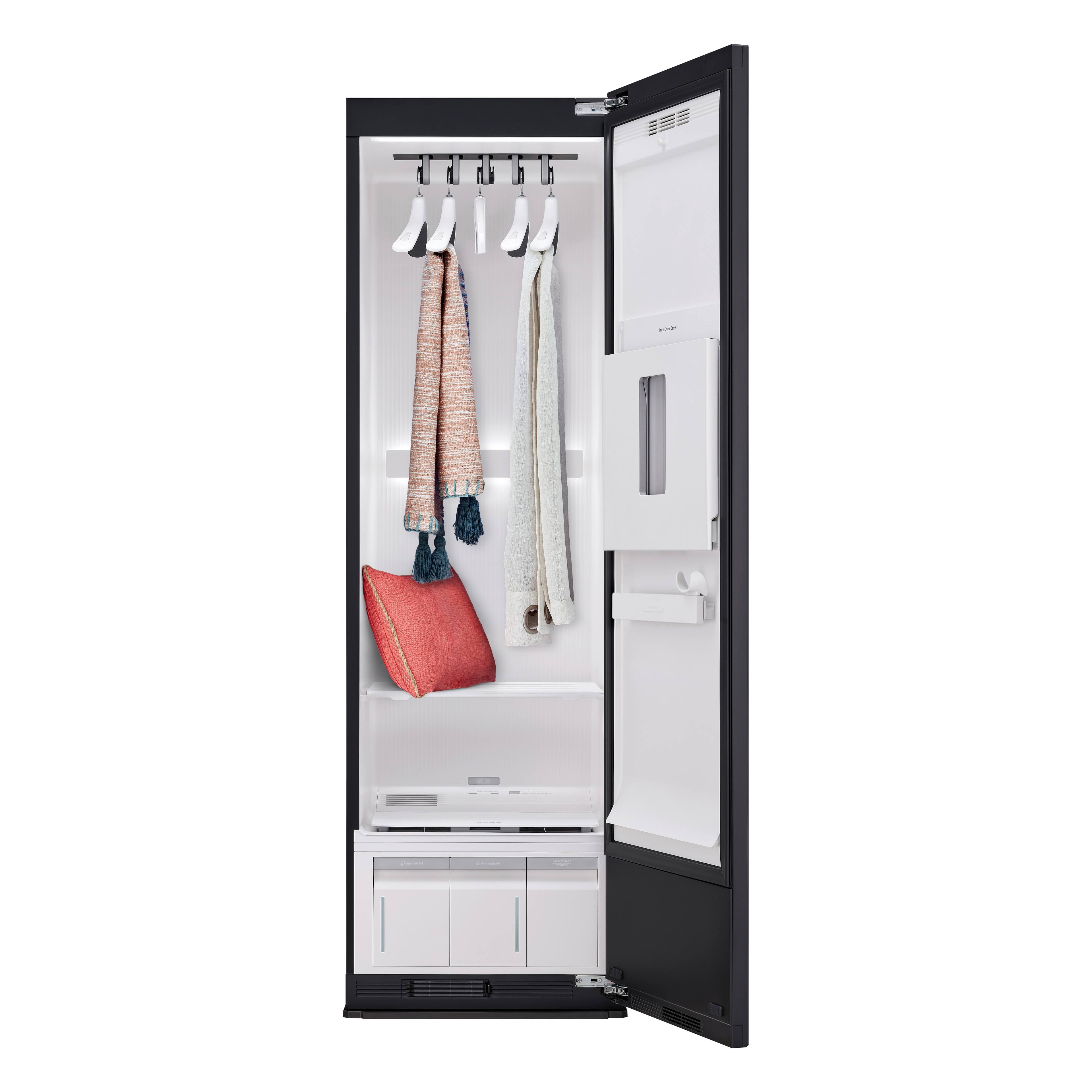 Alt View 8. LG - Styler Smart Steam Closet with Dual TrueSteam, Dynamic Moving Hanger and Handy Steamer - Mirror.