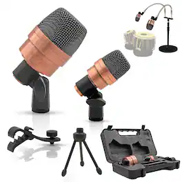 5 CORE - Tabla Mic Indian Instrument Microphone Set for Bayan & Dayan Dholak Mic