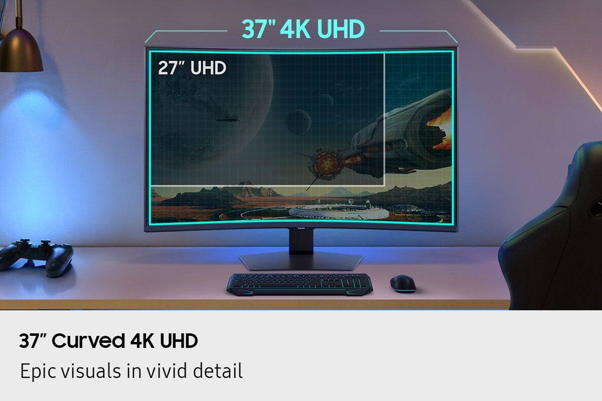 37" 4K UHD, 27" UHD, 37" Curved 4K UHD, Epic visuals in vivid detail