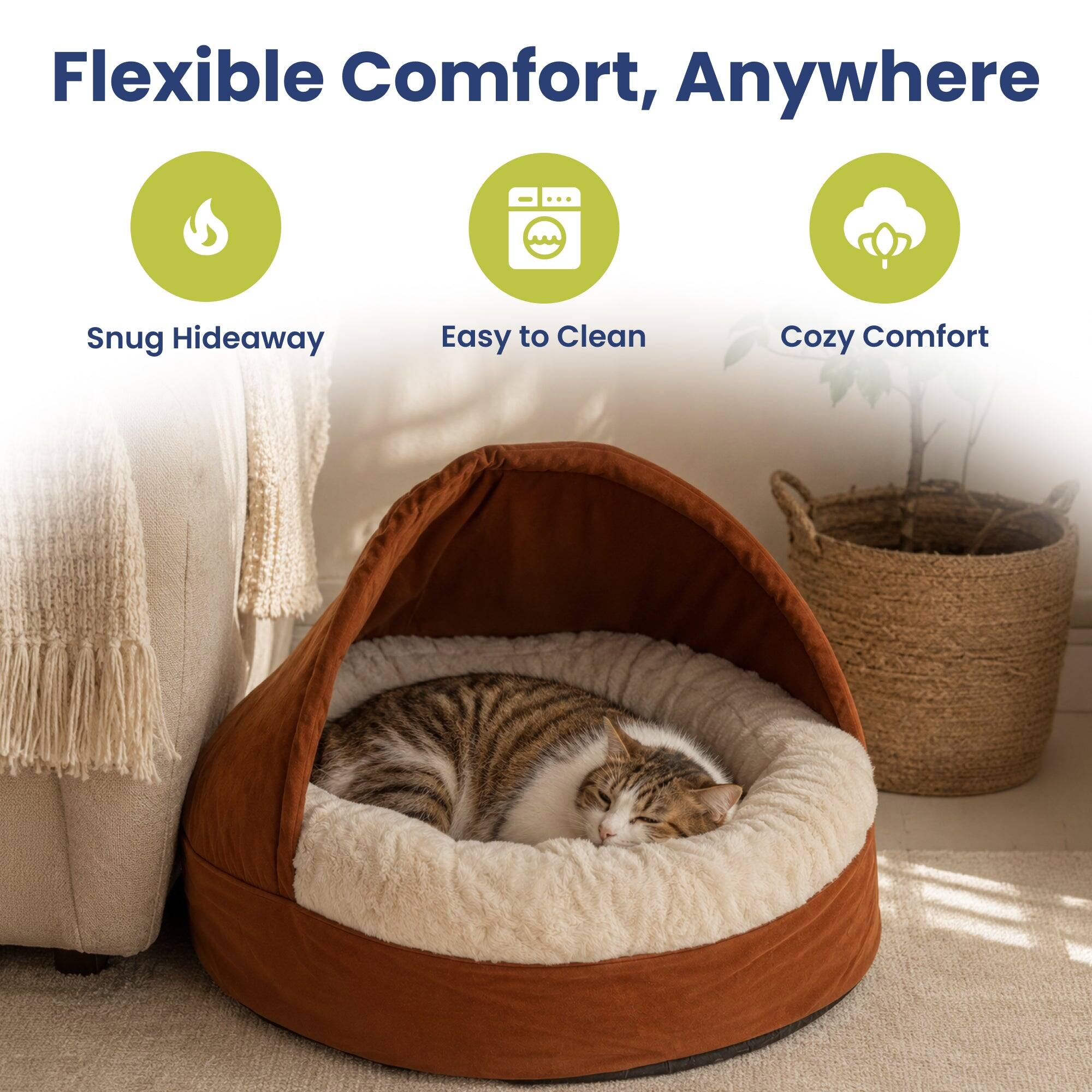 Flexible Comfort, Anywhere  
Snug Hideaway  
Easy to Clean  
Cozy Comfort