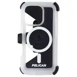 Pelican - Voyager Case & Holster for MagSafe for Apple iPhone 16 Pro - Clear
