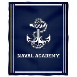 Vive La Fete - Navy Midshipmen 36'' x 48'' Children's Mascot Plush Blanket - Multicolor