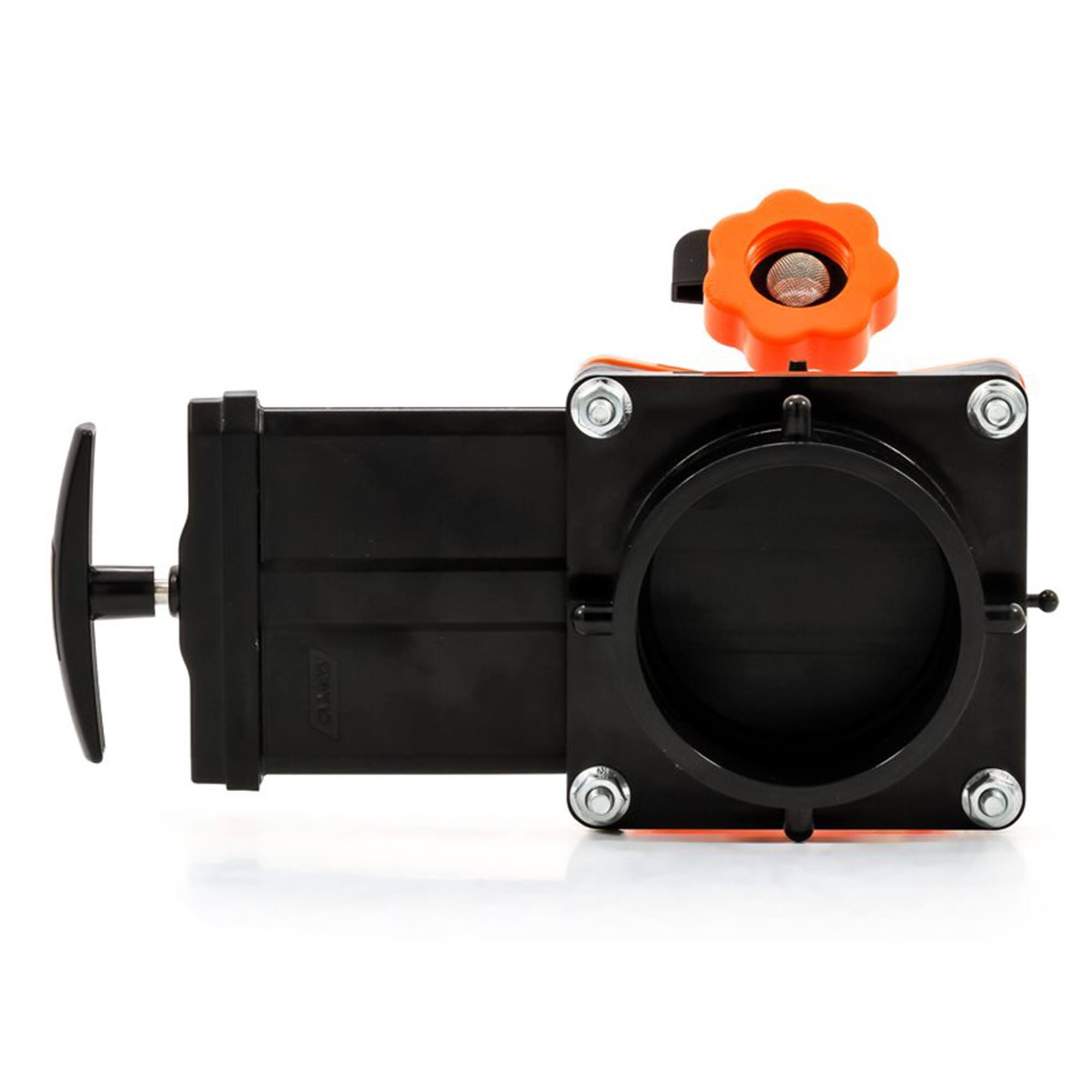 Alt View 2. Camco - Camco Rhino Blaster Pro Clear Elbow RV Trailer Holding Tank Rinser w/Gate Valve - Black.