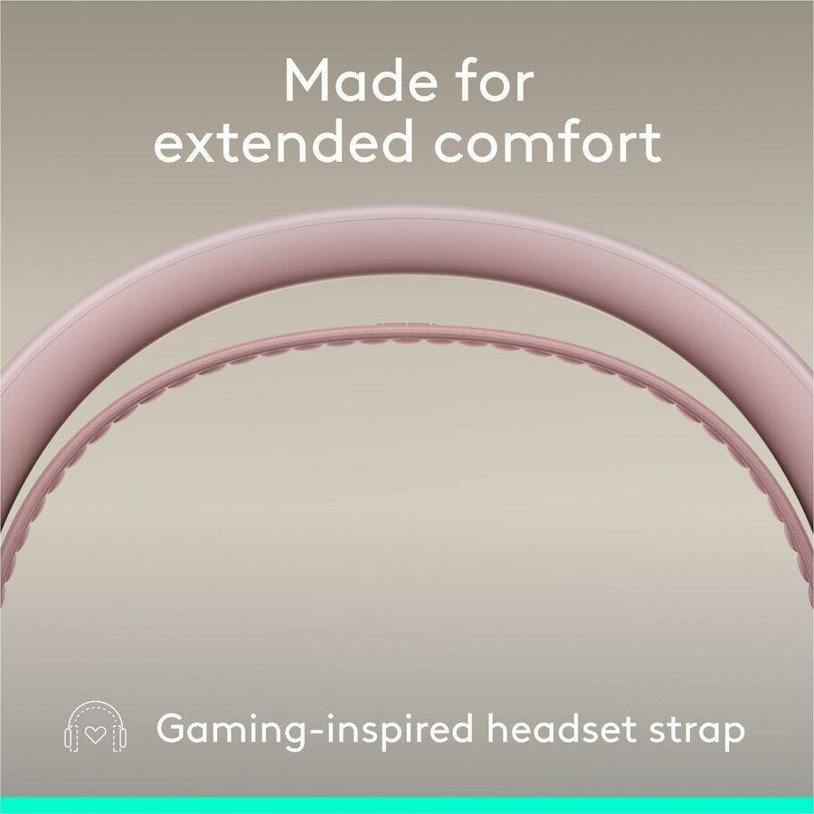 Made for extended comfort  
Gaming-inspired headset strap