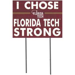 Jardine - Florida Tech Panthers 18'' x 24'' I Chose Lawn Sign - Maroon