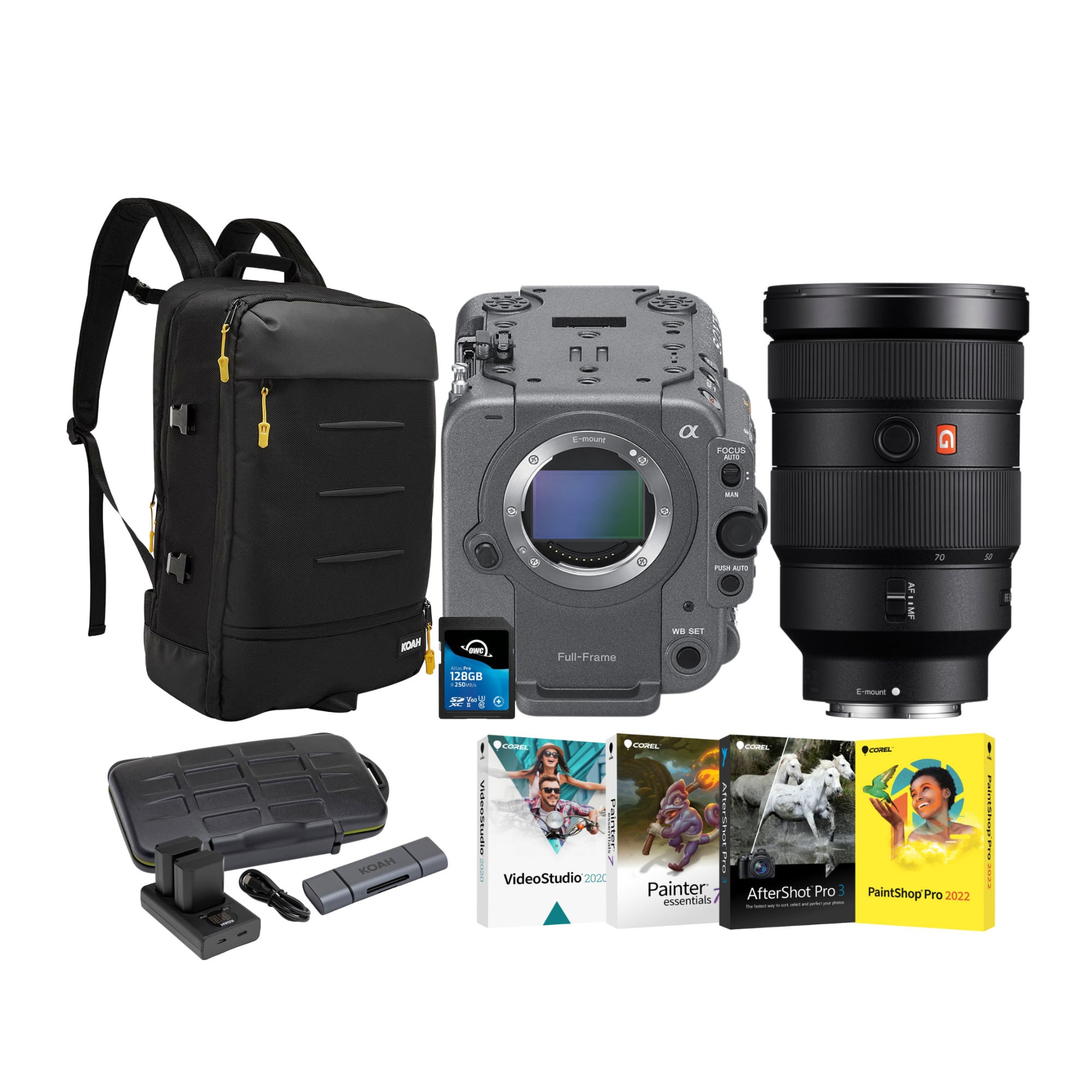 Sony FX6 Full Frame Cinema Camera with 24 70mm f/2.8 GM Lens