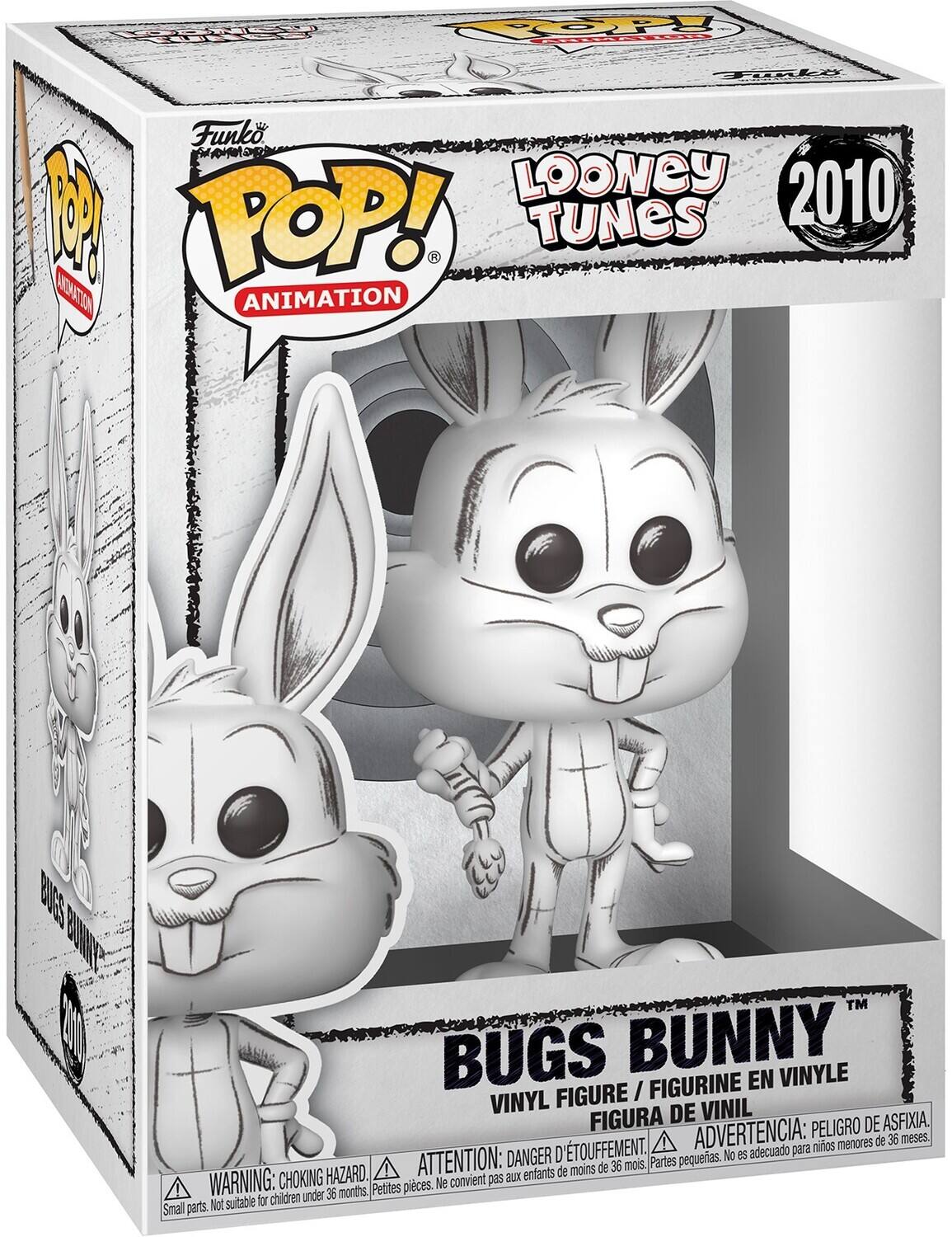 PZN COPY Fidl Funko POP! ANIMATION LOONEY TUNES 2010 BUNNY BUGS BUNNY VINYL FIGURE / FIGURINE EN VINYLE / FIGURA DE VINIL

PELIGRO DE ASFIXIA, D'ÉTOUFFEMENT. ADVERTENCIA: para niños menores de 36 meses. DANGER petits. No es adecuado HAZARD. ATTENTION: aux enfants de moins de 36 mois. Partes WARNING: CHOKING Petites pièces. Ne convient pas children under 36 months, Not suitable for Small parts.