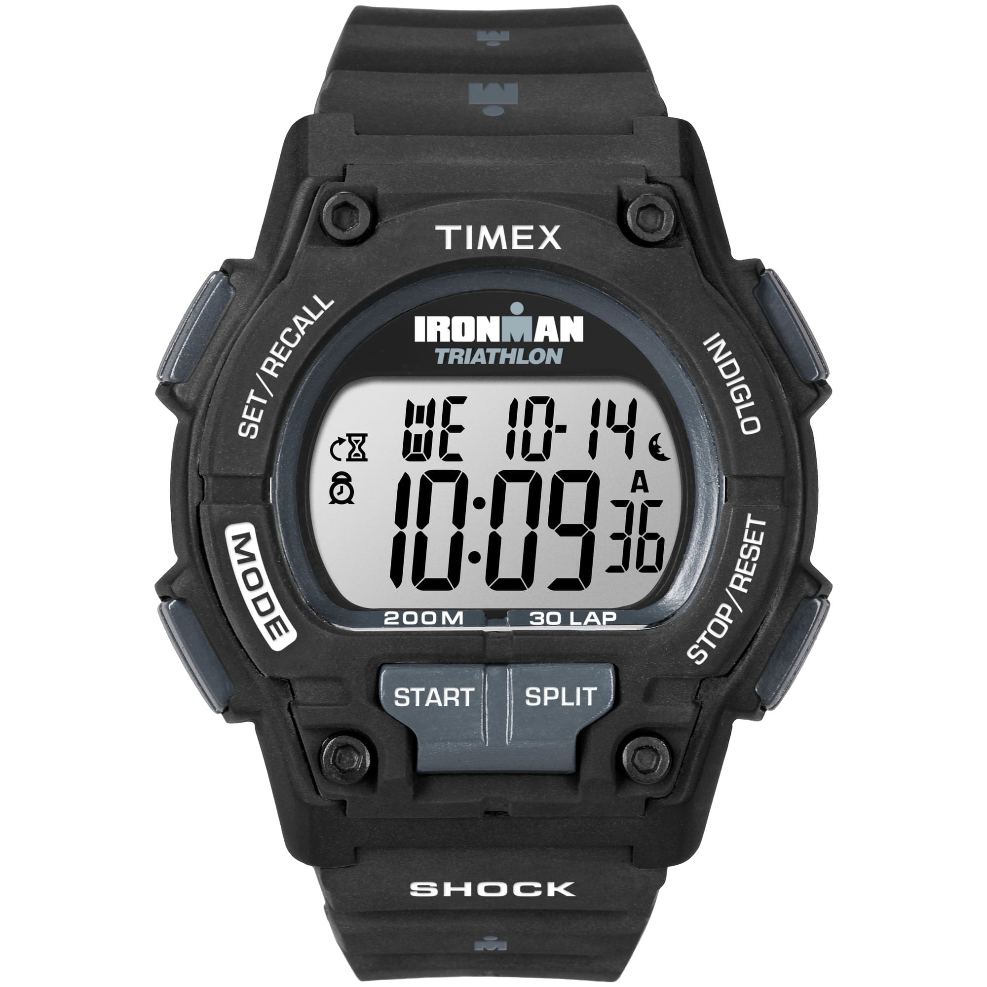 Front. Timex - TIMEX Men's IRONMAN Endure 30 Shock 42mm Watch - Black.
