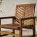 Alt View 12. Walker Edison - Windsor Acacia Wood Patio Chairs, Set of 2 - Dark Brown.