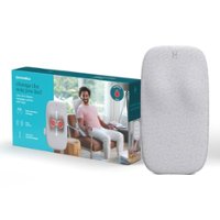 Homedics - Slim Profile Modern Massage Cushion with Heat - Gray - Angle_Zoom