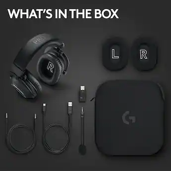 Logitech PRO X 2 LIGHTSPEED Wireless Over the Ear Gaming Headset Logitech PRO X 2 LIGHTSPEED Wireless Over the Ear Gaming Headset