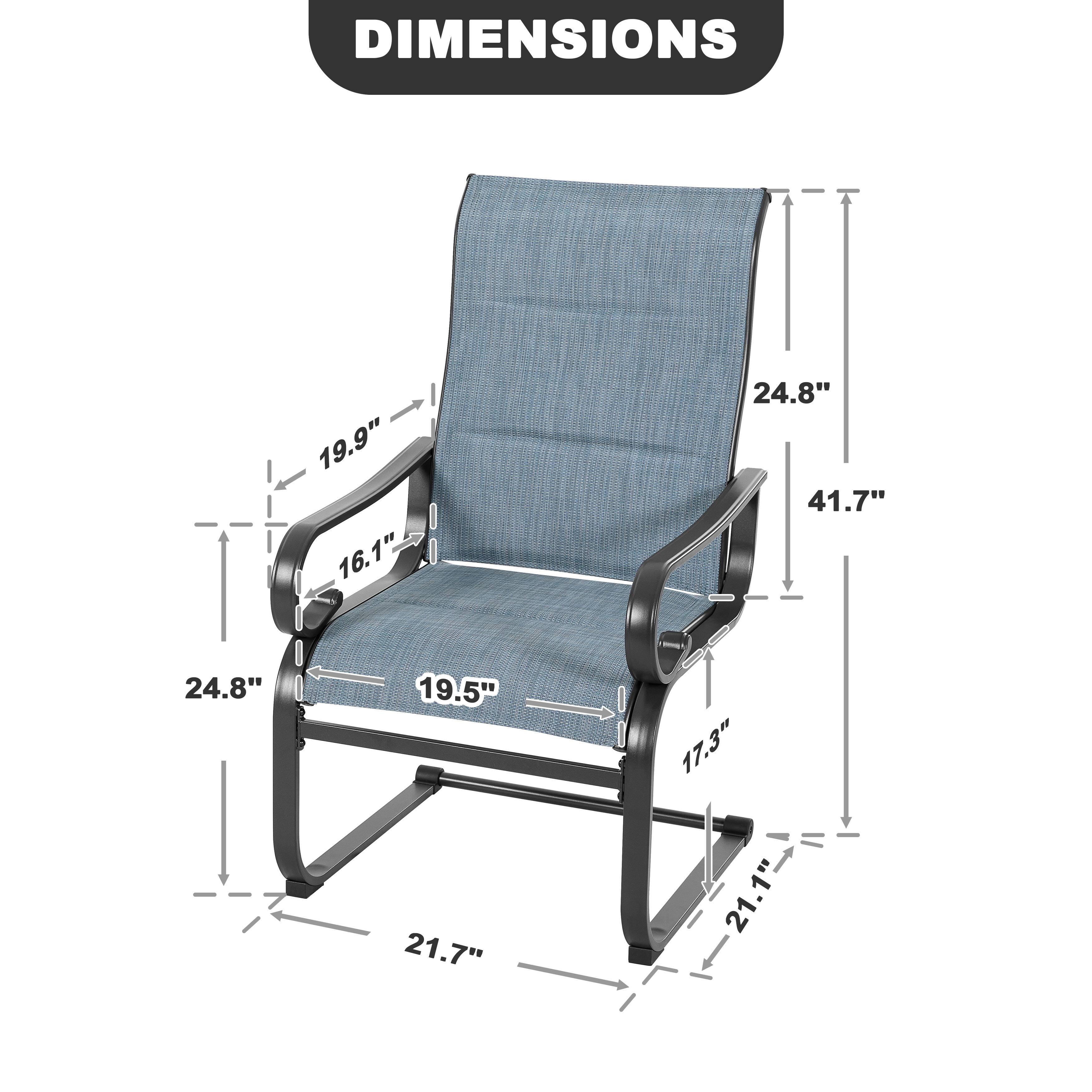 DIMENSIONS  
19.9" 16.1" 24.8" 41.7" 24.8" 19.5" 17.3" 21.7" 21.1"