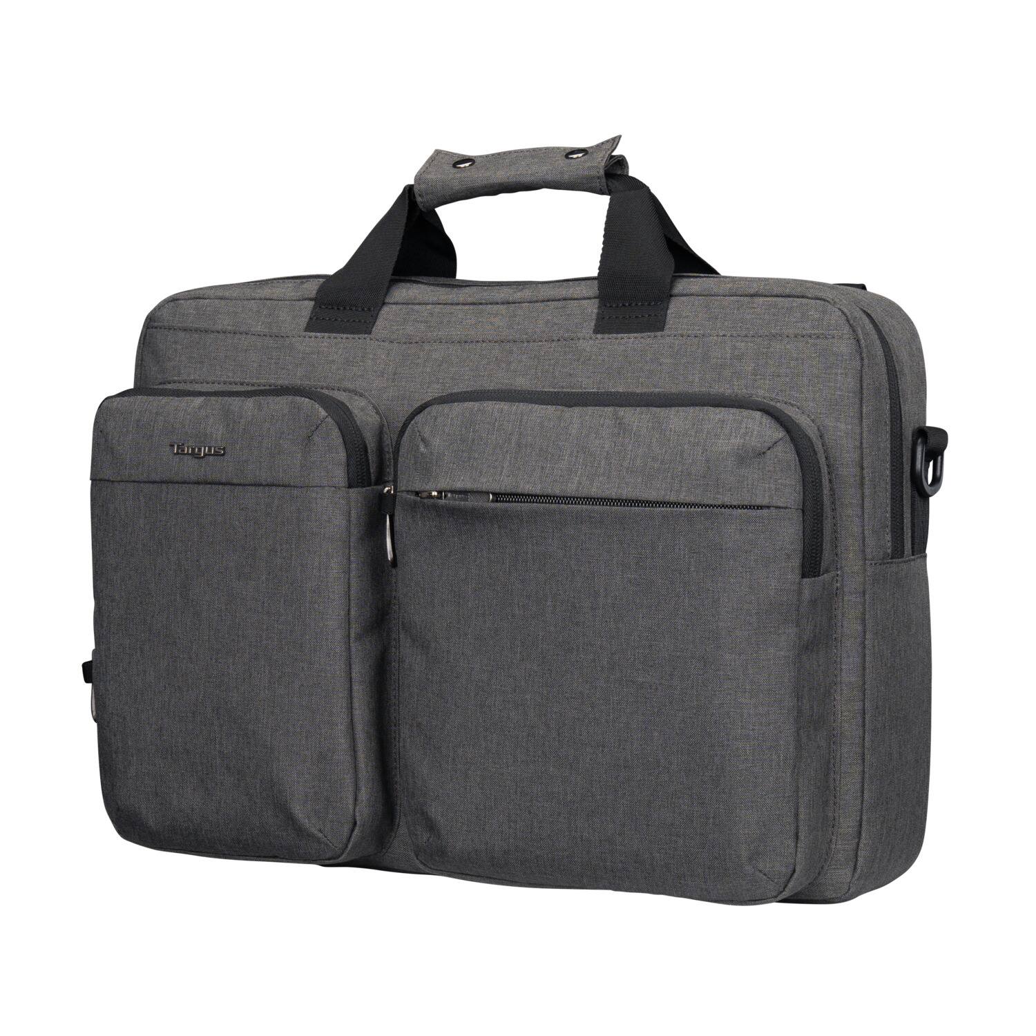 Alt View 2. Targus - 15-16” Hybrid Briefcase Backpack - Gray.