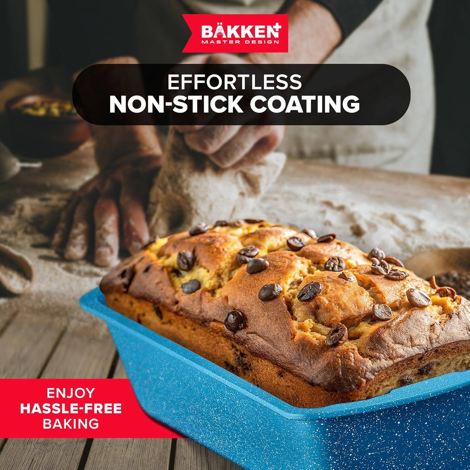 BÄKKEN MASTER DESIGN EFFORTLESS NON-STICK COATING ENJOY HASSLE-FREE BAKING