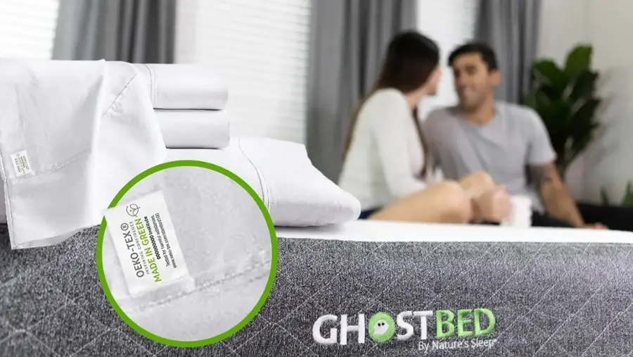 Alt View 14. Ghostbed - Sheets Grey - King - Gray.