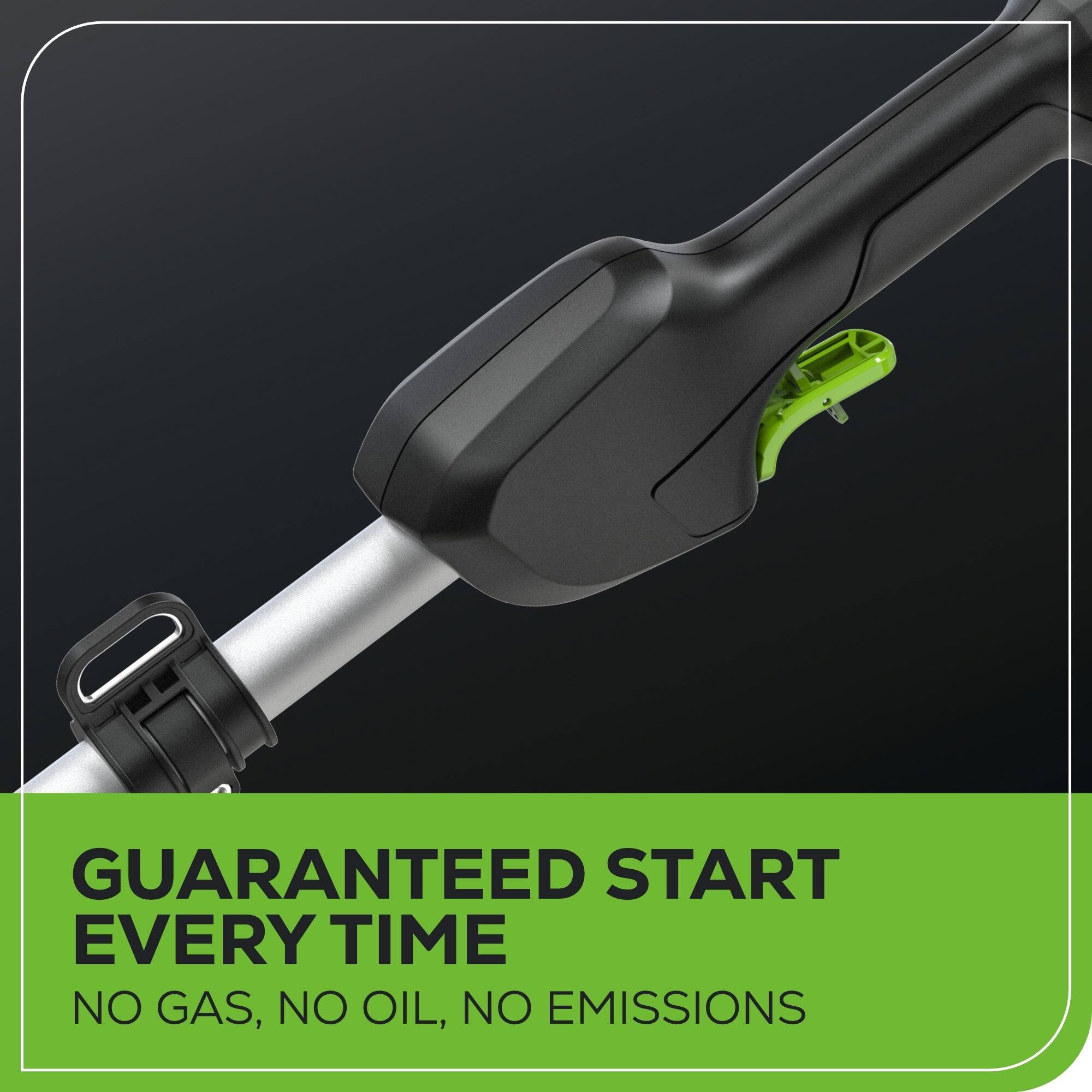GUARANTEED START EVERY TIME  
NO GAS, NO OIL, NO EMISSIONS