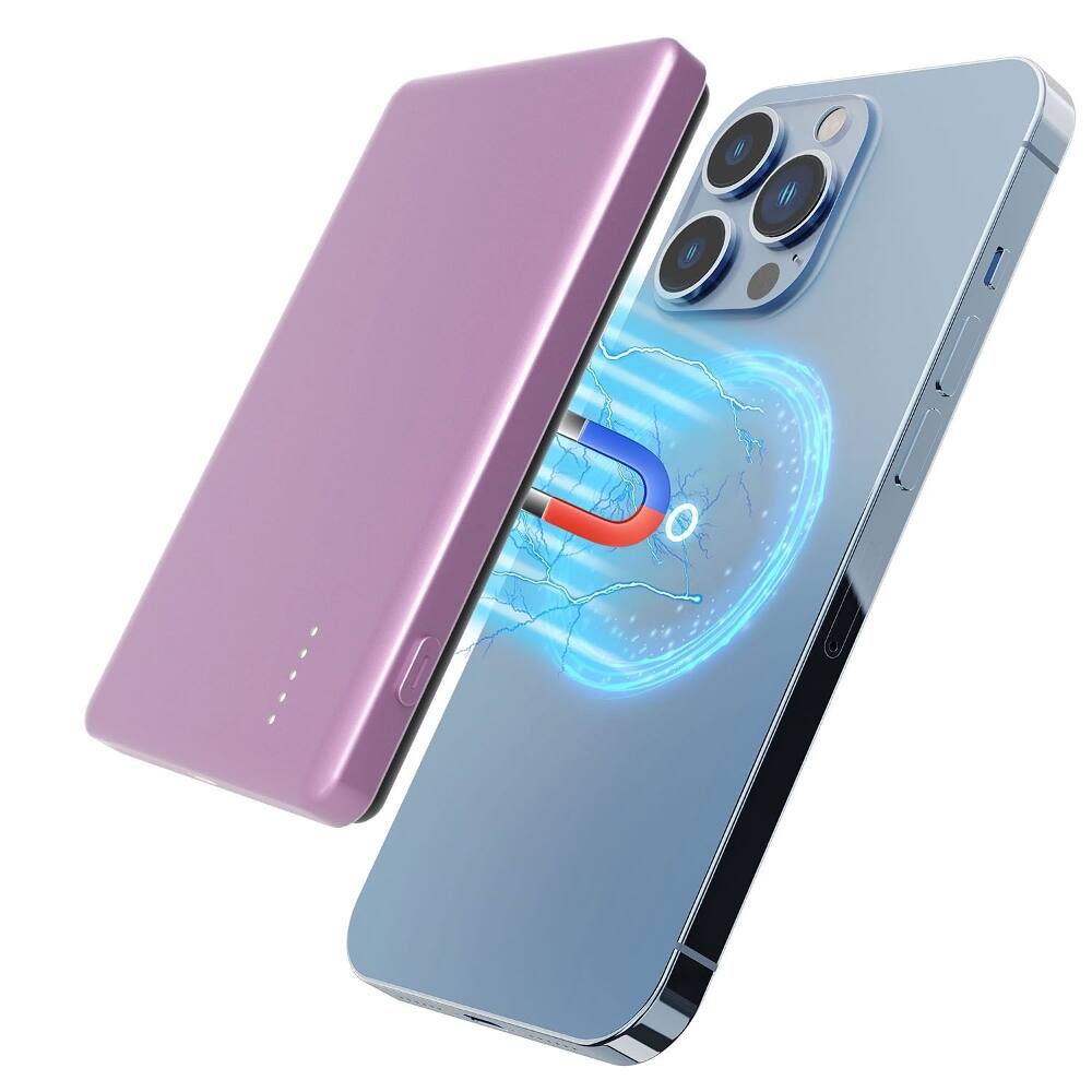 Alt View 1. Loheer - Loheer 5000mAh Magnetic Power Bank PD20W Fast Charging Portable Charger.