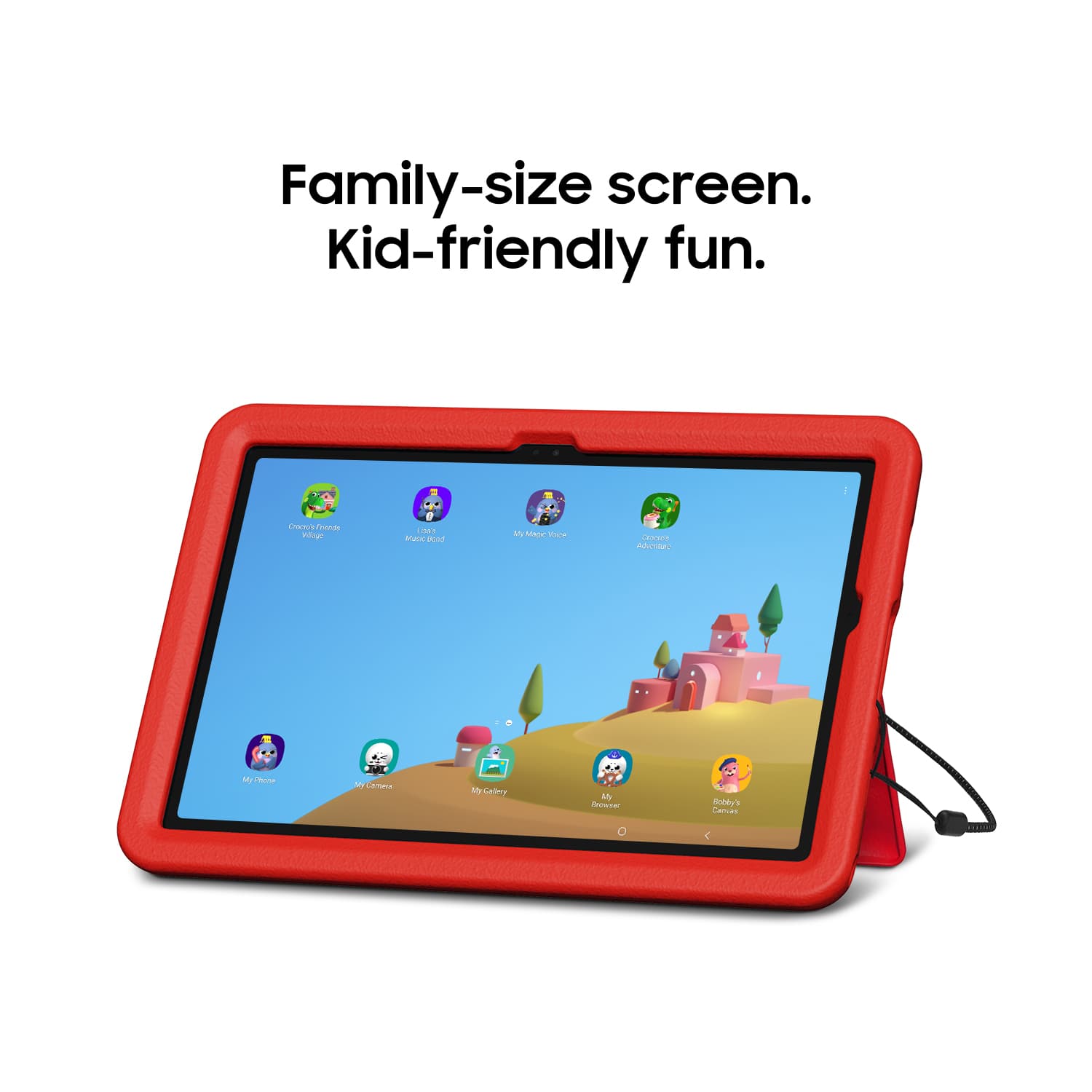 Samsung – Galaxy Tab A9+ Kids Edition 11″ 64GB with Puffy Cover – Wi-Fi – Red Sansujyuku sansujyuku.com