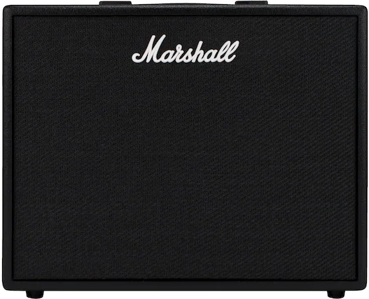 Front. Marshall - CODE50 50W Digital Combo Guitar Amp with Effects and 100+ Editable Presets - Black.