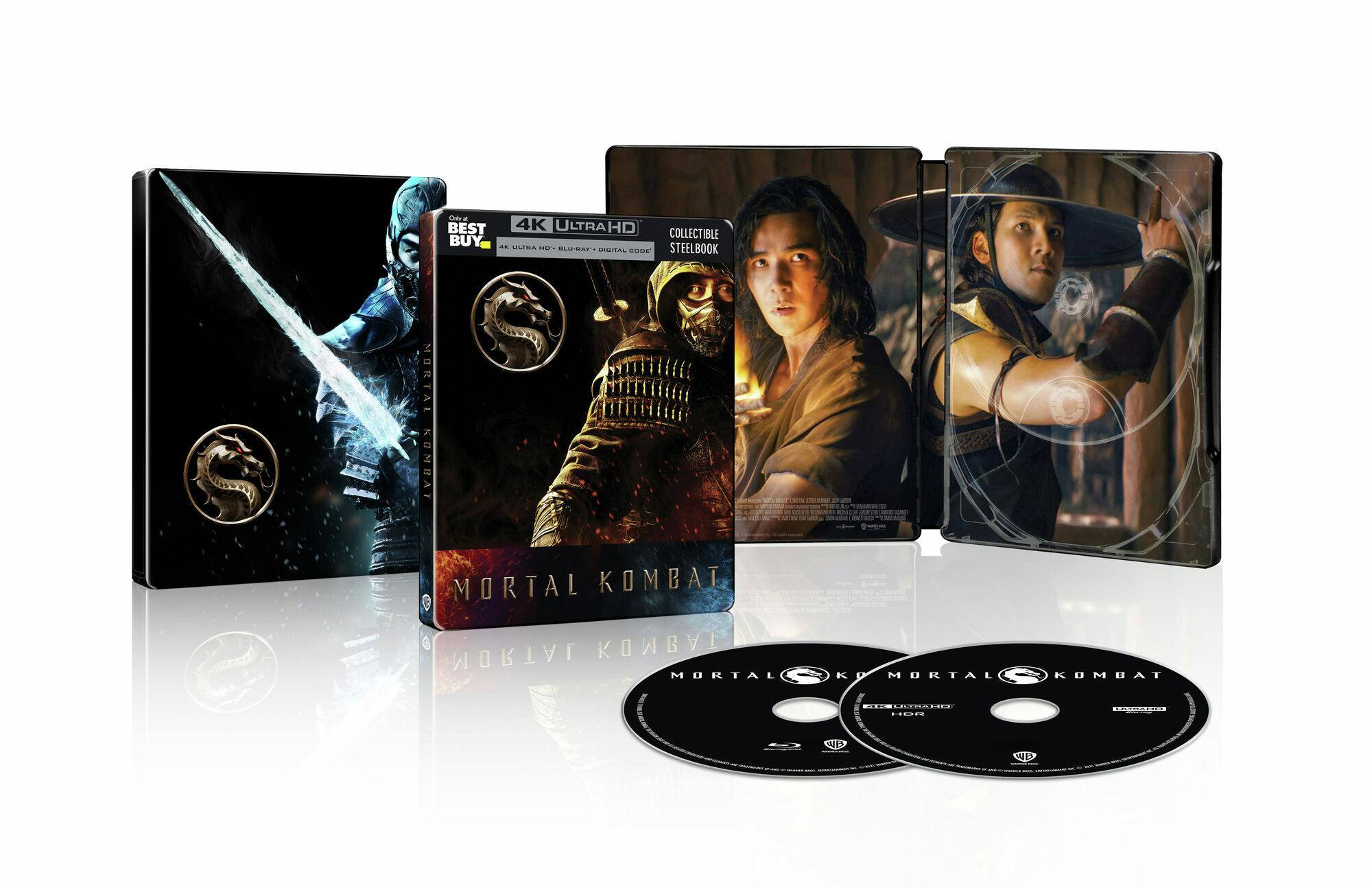 Back. Mortal Kombat (Limited Edition 4K Ultra HD Steelbook + Blu-ray) [UHD].