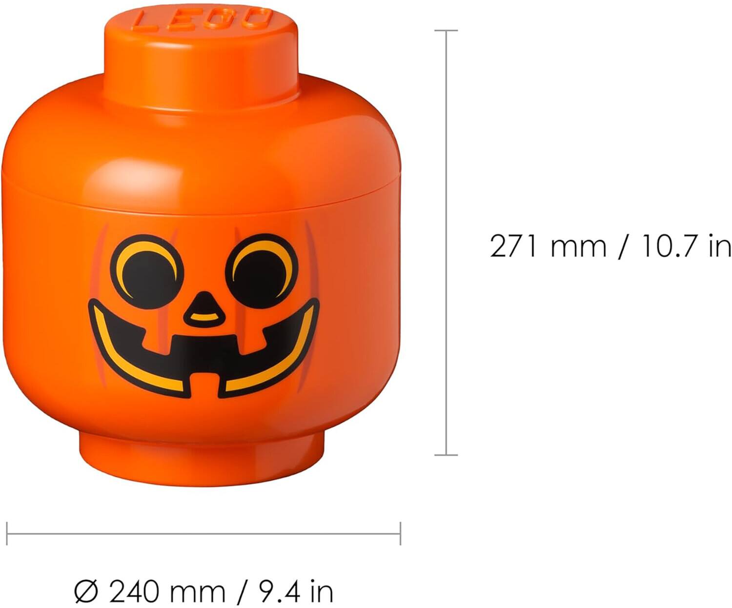 LEGO 271 mm / 10.7 in  
Ø 240 mm / 9.4 in