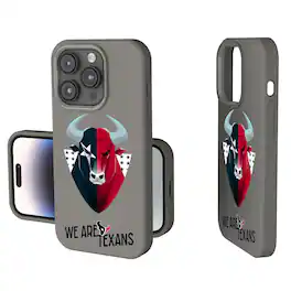 Keyscaper - NFL - Houston Texans - 2024 Illustrated Limited Edition Soft Touch iPhone Case - 15 - Gray