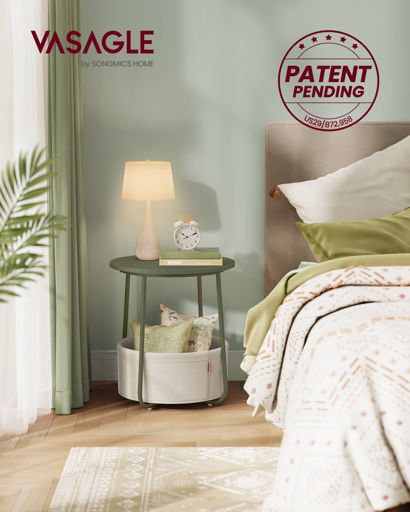 VASAGLE by SONGMICS HOME  
PATENT PENDING US29/872,958