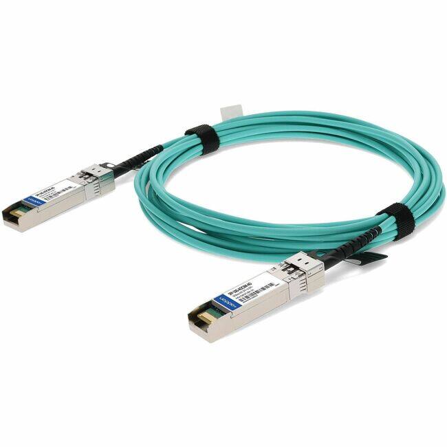 Front. AddOn - AddOn Cisco® SFP-10G-AOC3M Compatible TAA Compliant 10GBase-AOC SFP+ Active Optical Cable (850nm, MMF, 3m) - 9.84 ft - Blue.