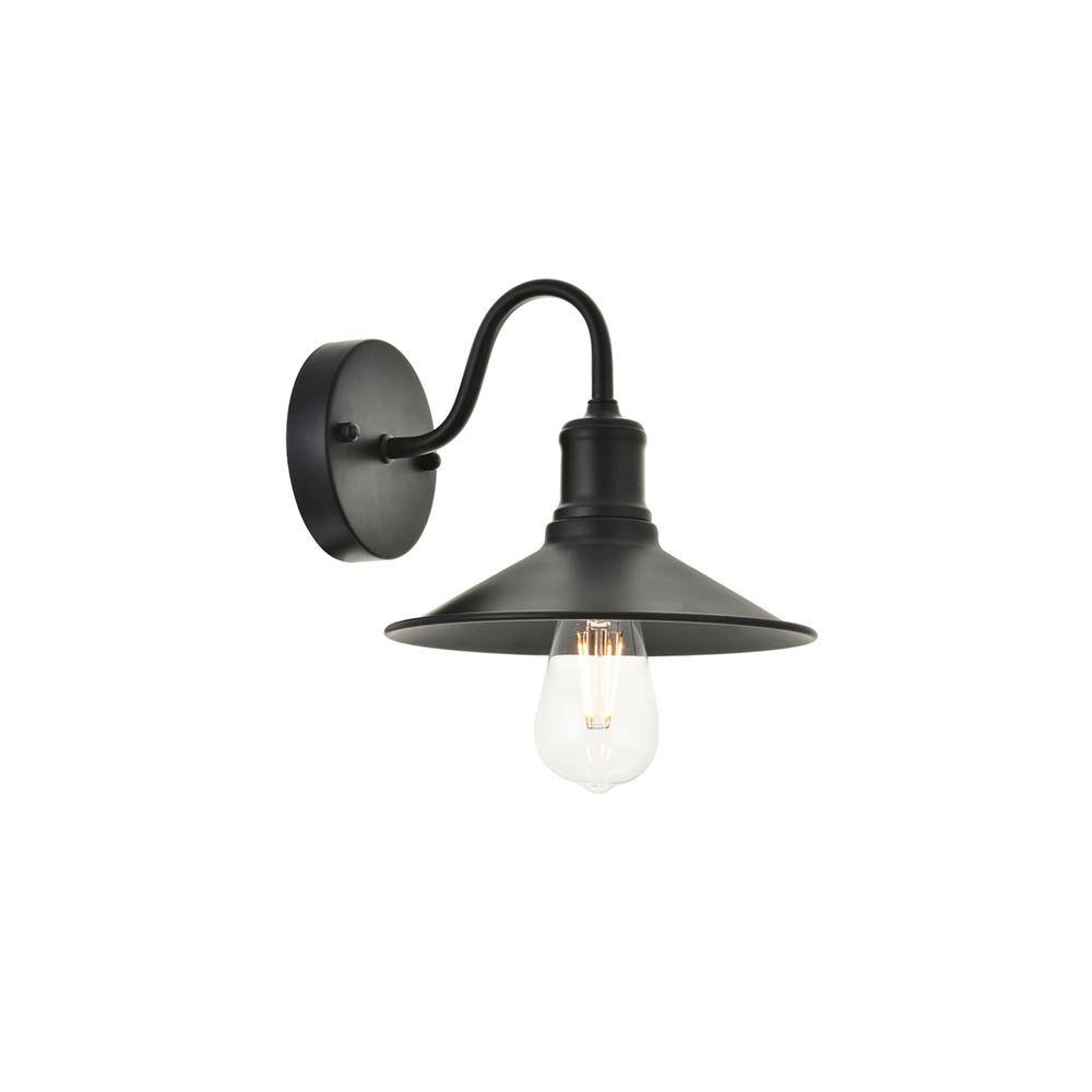 Alt View 4. Living District - Etude 1 light black Wall Sconce - Black.