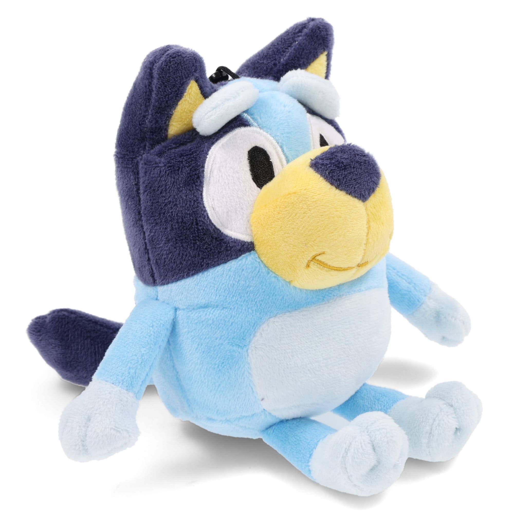 Alt View 1. Accessory Innovations Company - Bluey 8 Inch Zipper Plush with Backpack Clip - Blue.