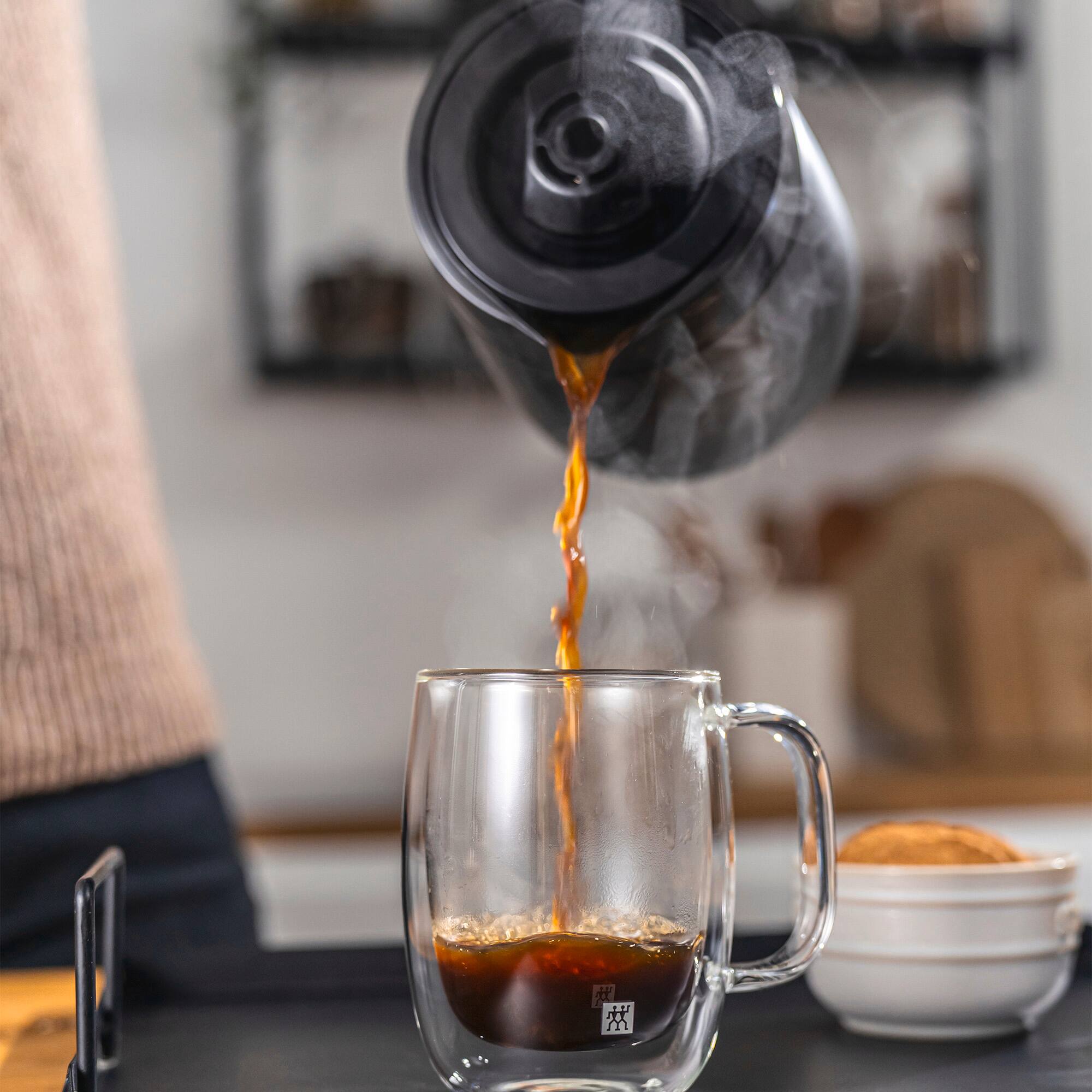 Alt View 7. ZWILLING - ZWILLING Enfinigy Drip Coffee Maker with Thermo Carafe 10 Cup, Awarded the SCA Golden Cup Standard, Black - Black.