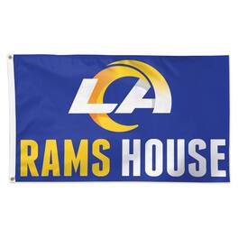 WinCraft - Los Angeles Rams 3' x 5' Slogan Deluxe Single-Sided Flag - Multicolor