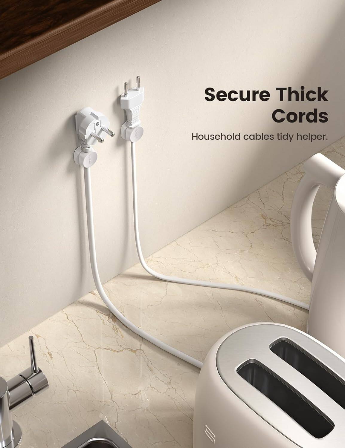 Secure Thick Cords  
Household cables tidy helper.