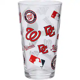 The Memory Company - Washington Nationals Full Wrap Pint Glass - Multicolor