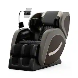Boyel Living - Full Body Zero Gravity Massage Chair with 6-Roller Massage Heat Air Compression Foot Rollers Bluetooth - Black