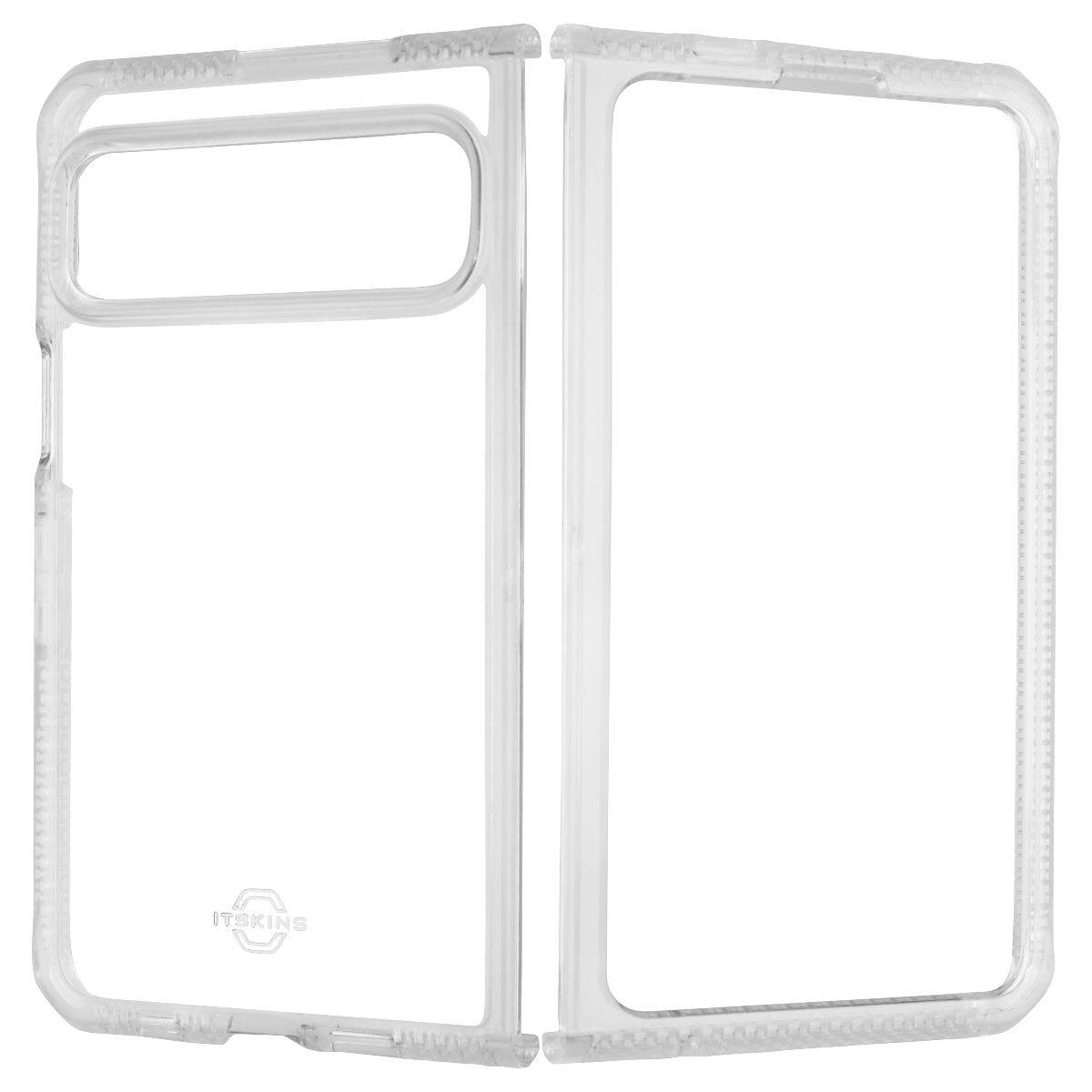 Front. Itskins - ITSKINS Hybrid_R Clear Series Case for Google Pixel Fold - Clear - Clear.