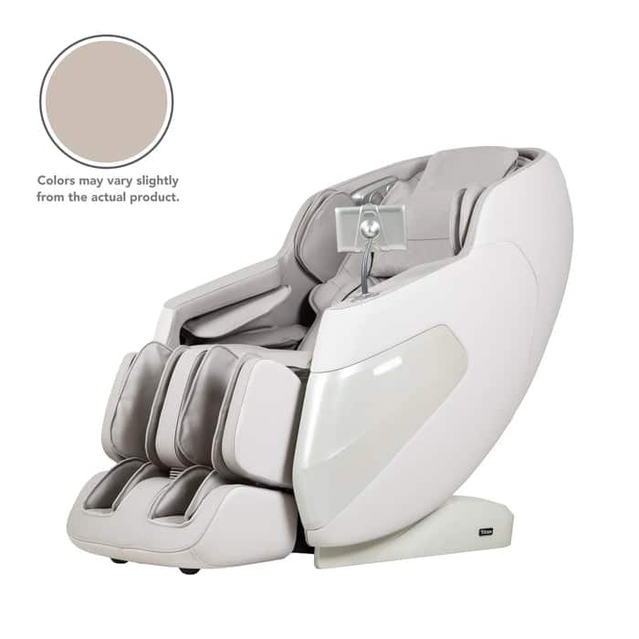 Titan - 3D Tesoro Zero Gravity Massage Chair with Full Body Shiatsu - Taupe