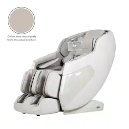 Titan - 3D Tesoro Zero Gravity Massage Chair with Full Body Shiatsu - Taupe