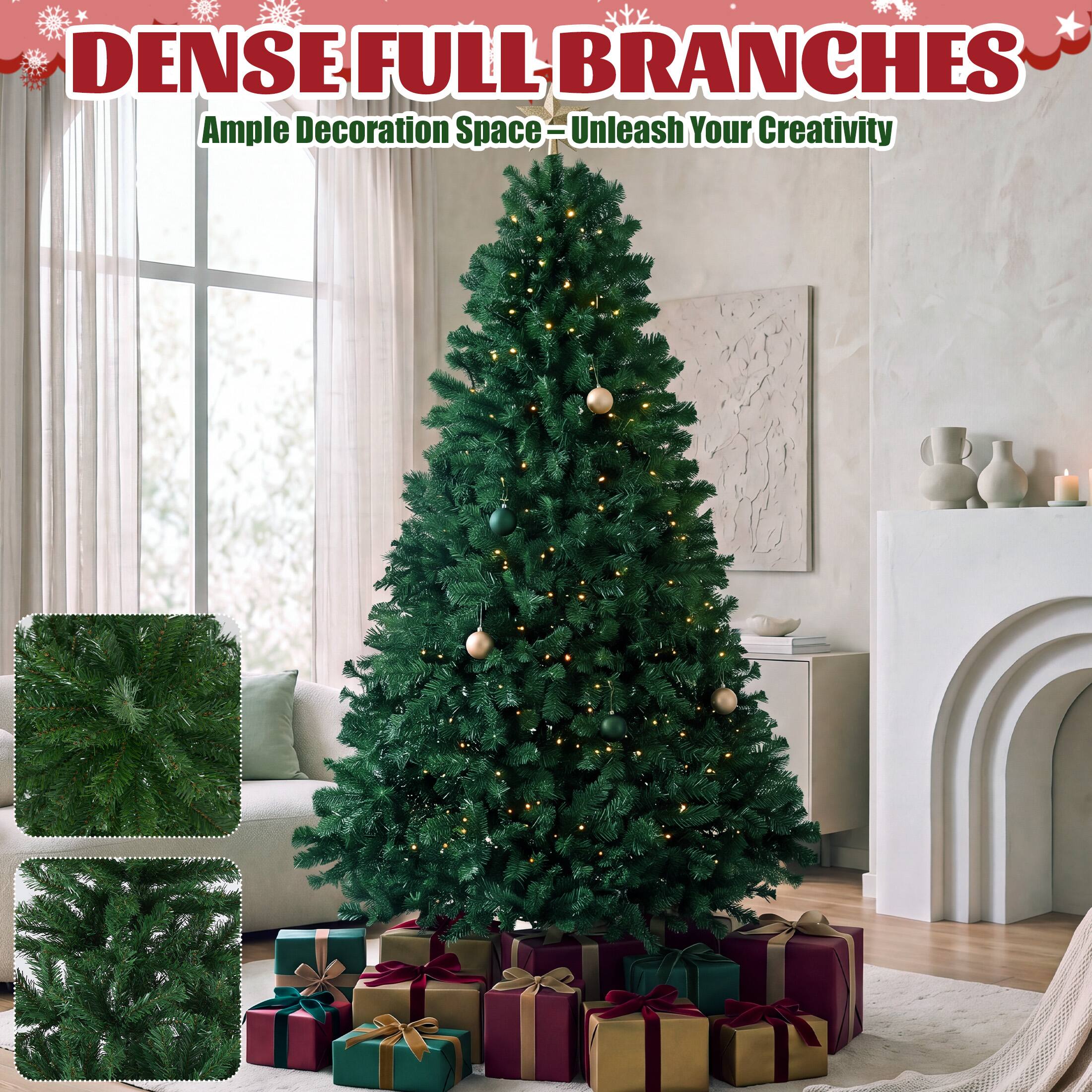 DENSE FULL BRANCHES  
Ample Decoration Space - Unleash Your Creativity