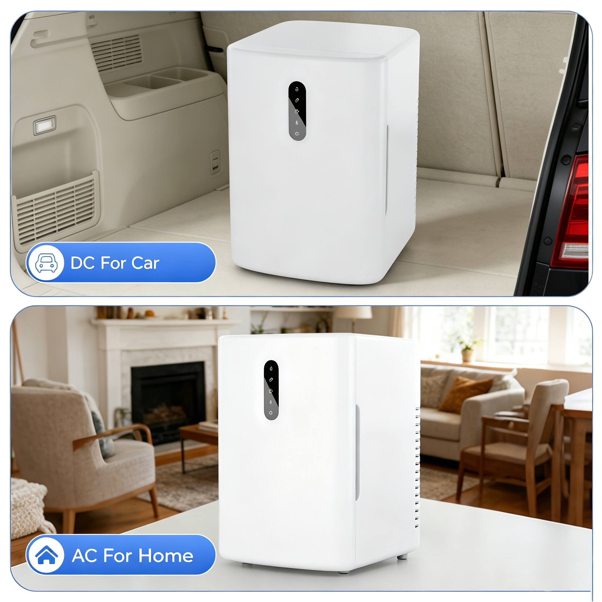 DC For Car  
AC For Home