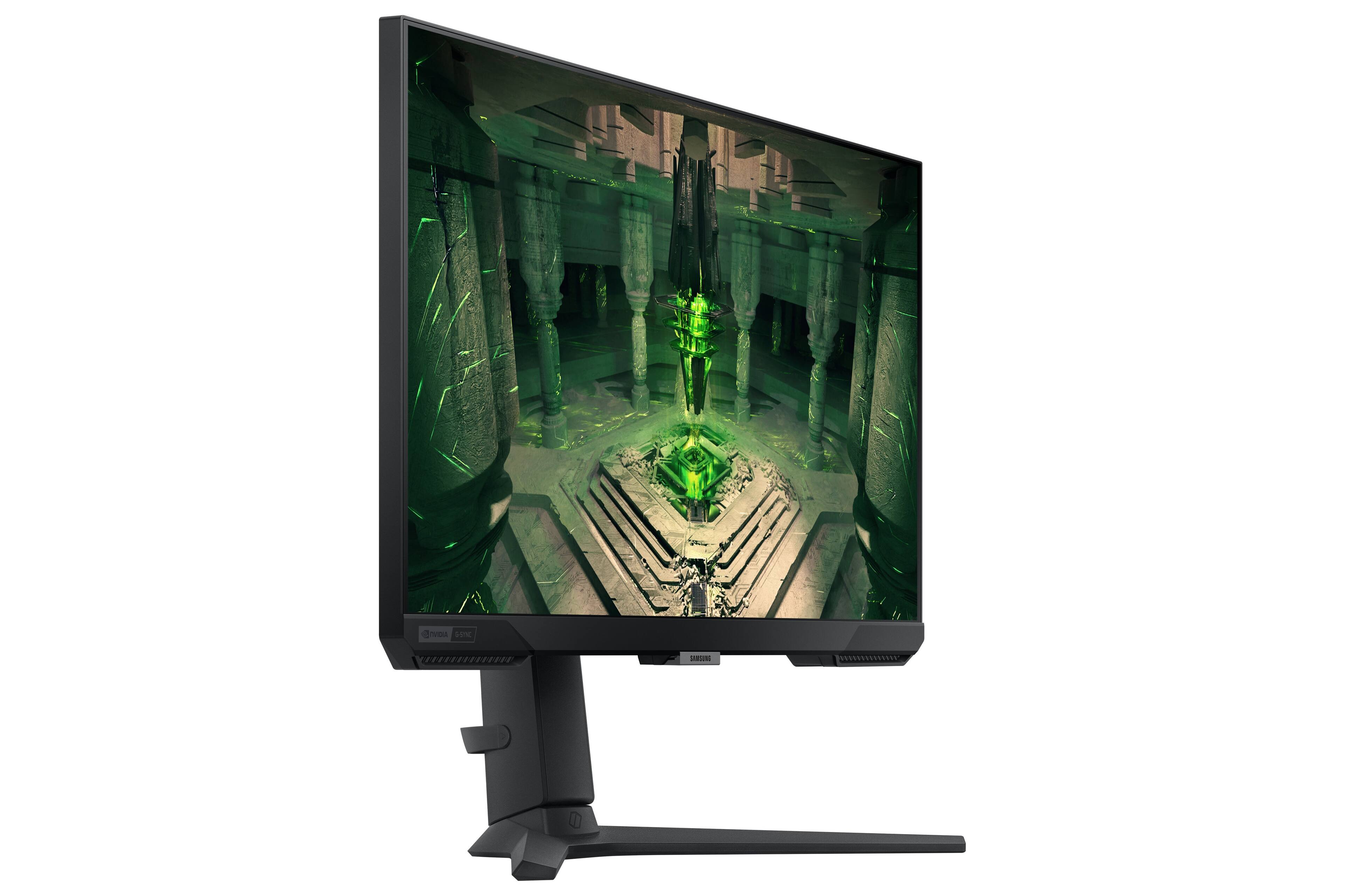 Alt View 17. Samsung - 25" Odyssey G40B FHD IPS 240Hz 1ms G-Sync Gaming Monitor - Black.