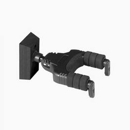 On Stage Stands - OnStage Wood Locking Guitar Hanger, (GS8730BK) - Black