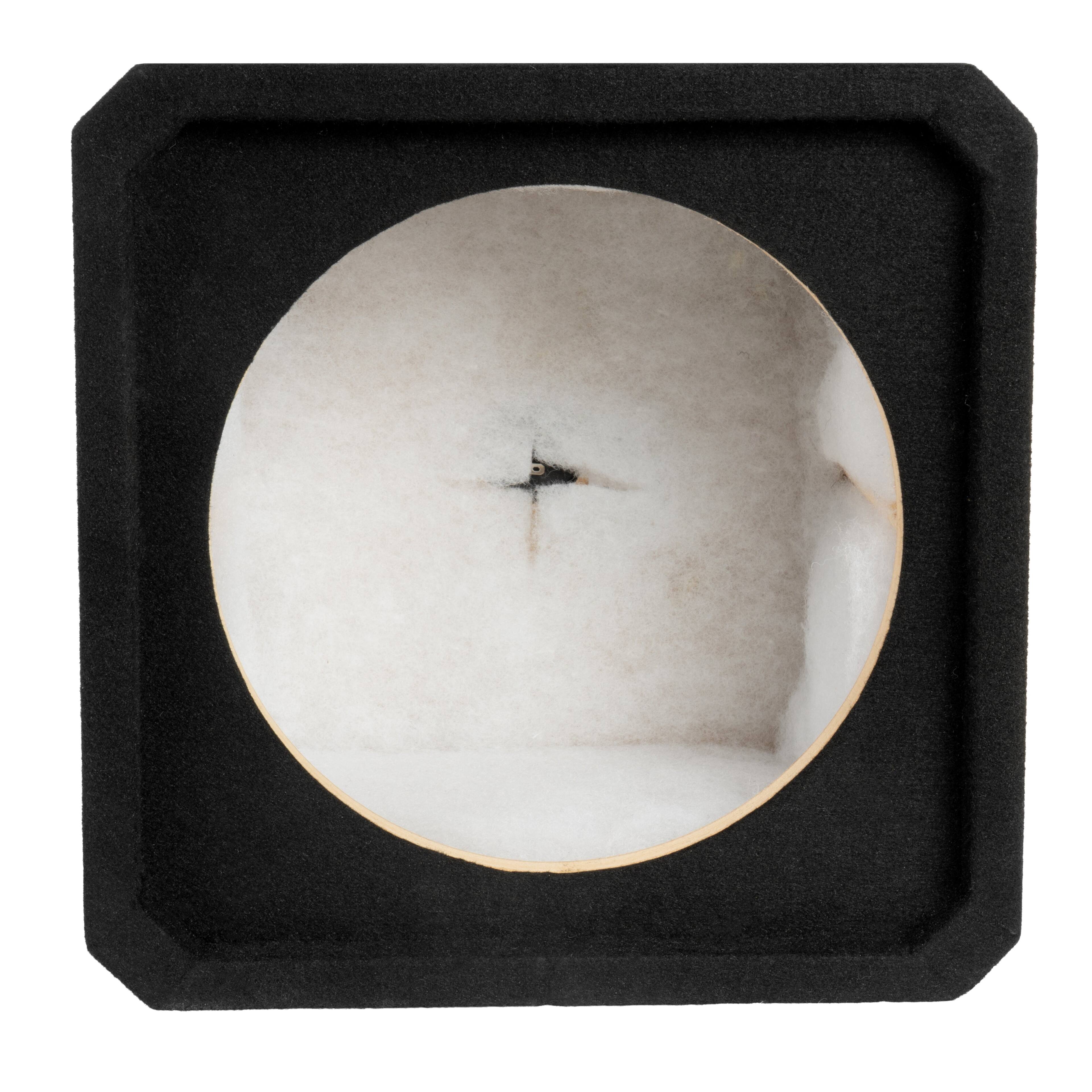 Angle. NVX - NE121S Single 12" Sealed 3/4" MDF Subwoofer Enclosure.