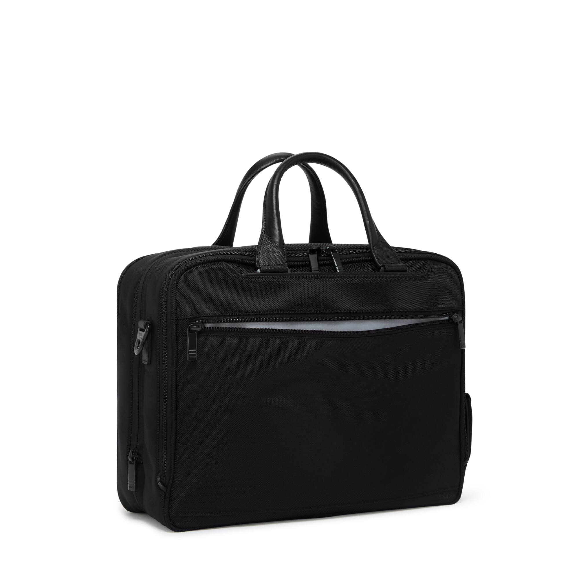 Alt View 1. TUMI - Alpha Medium Expandable Briefcase - Black.